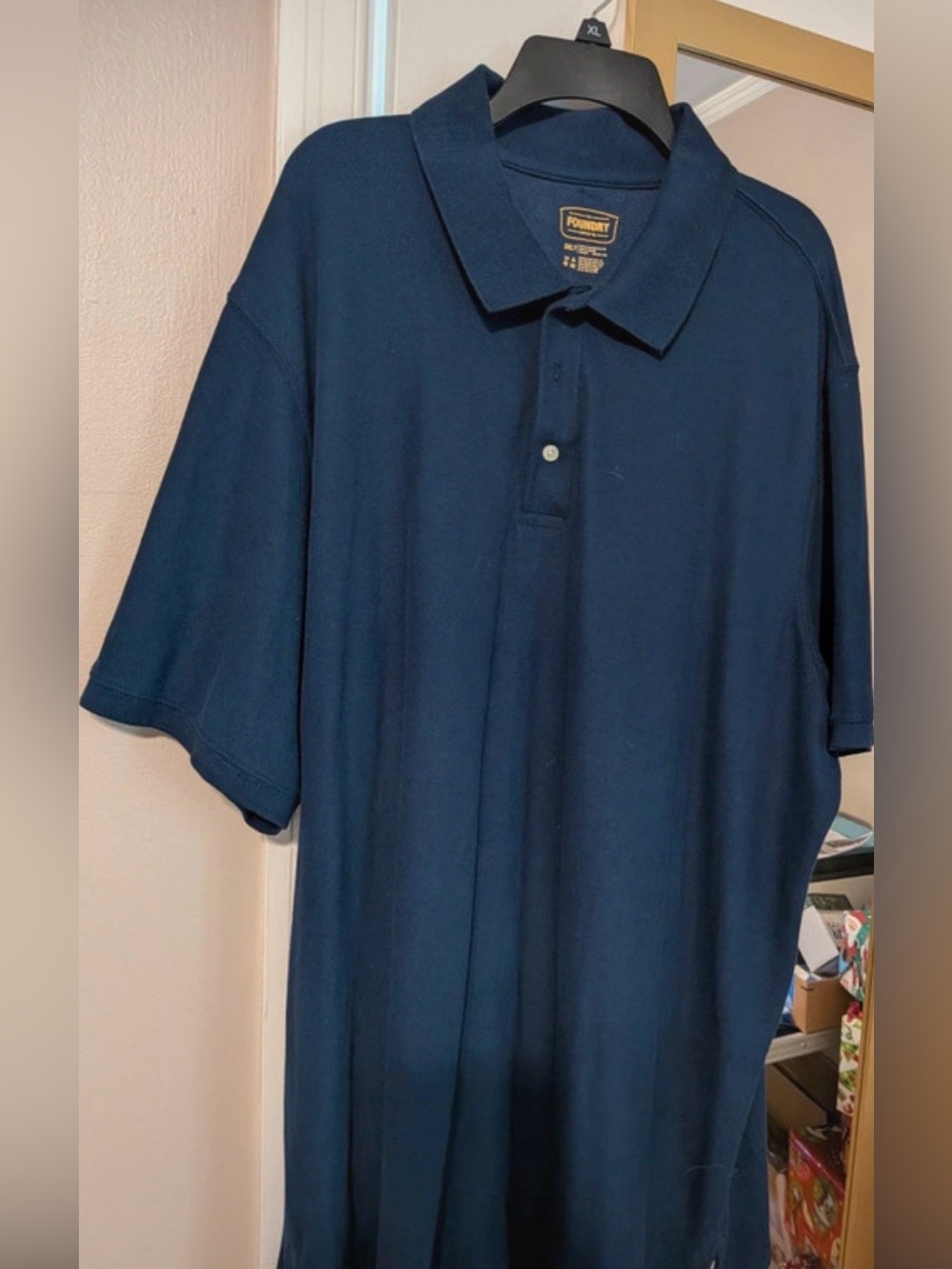 Foundry Men’s Deep Navy Polo Shirt